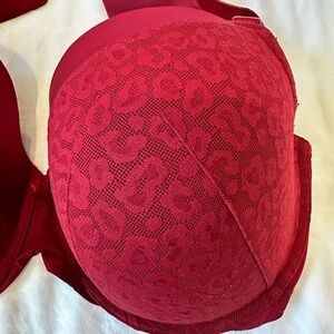 Torrid Perfect T-Shirt Push-Up Bra 48C Red